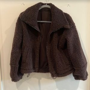 Lululemon Cinched Teddy Bear Jacket